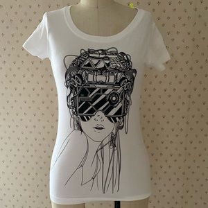 Cyberdog London T-shirt size small. NWT. From the famous Camden Market Store.